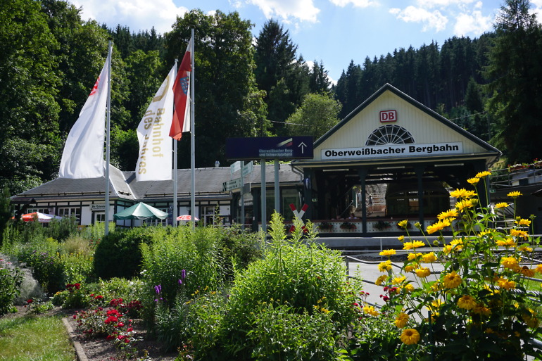 Restaurant "Die Talstation" Obstfelderschmiede valley station