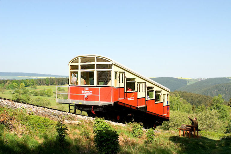 Passenger carriage from the Thüringer Bergbahn