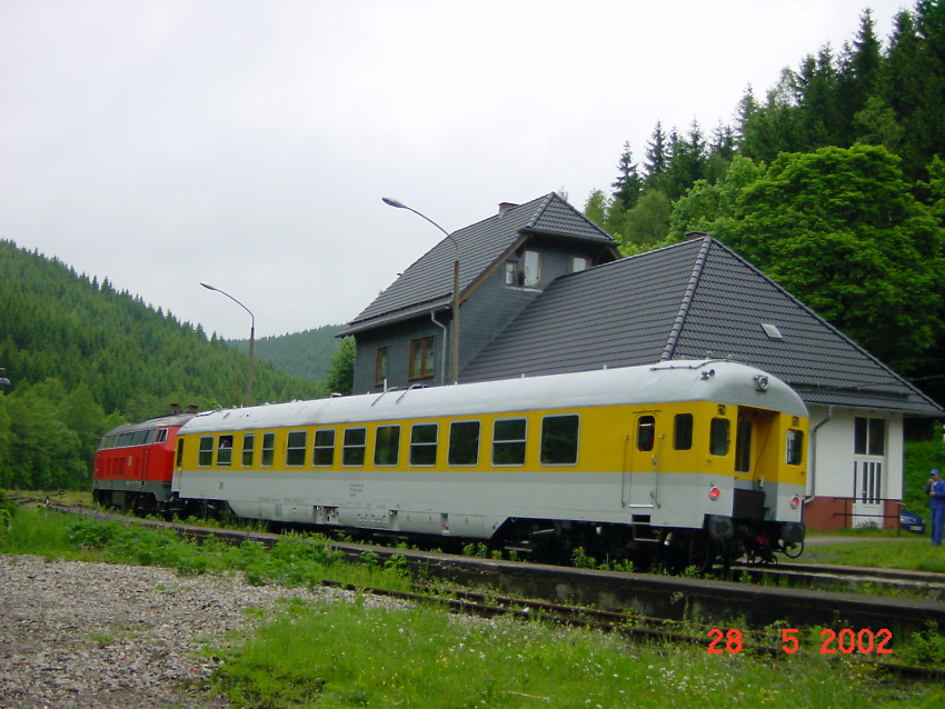 Messzug der DB-Systemtechnik, um den Empfang der Mobilfunknetze zu scannen. Foto: G. Kretzschmar