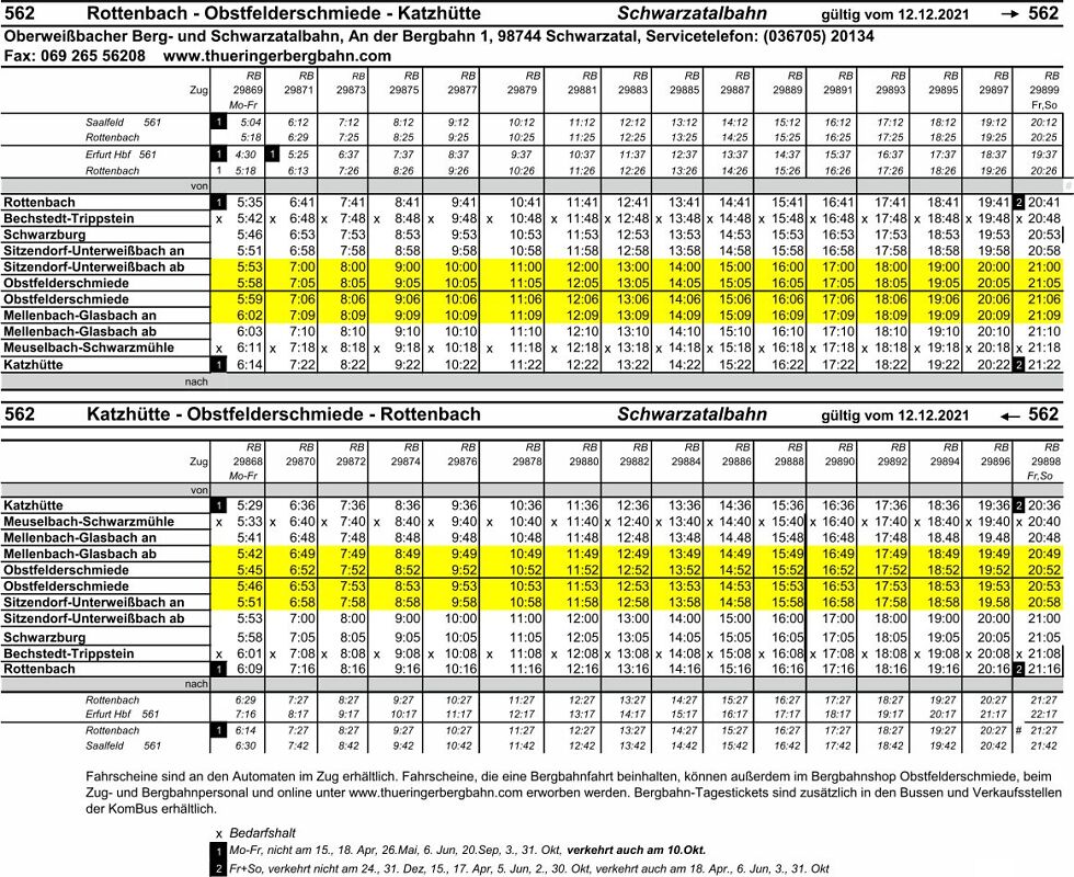 Fahrplan Schienenersatzverkehr Schwarzatalbahn 10.10. bis 11.11. Fahrplan Schienenersatzverkehr Schwarzatalbahn 10.10. bis 11.11.