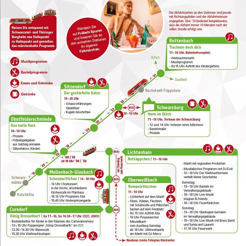 Streckenkarte Weihnachtsglanz 2022 Streckenkarte Weihnachtsglanz 2022
